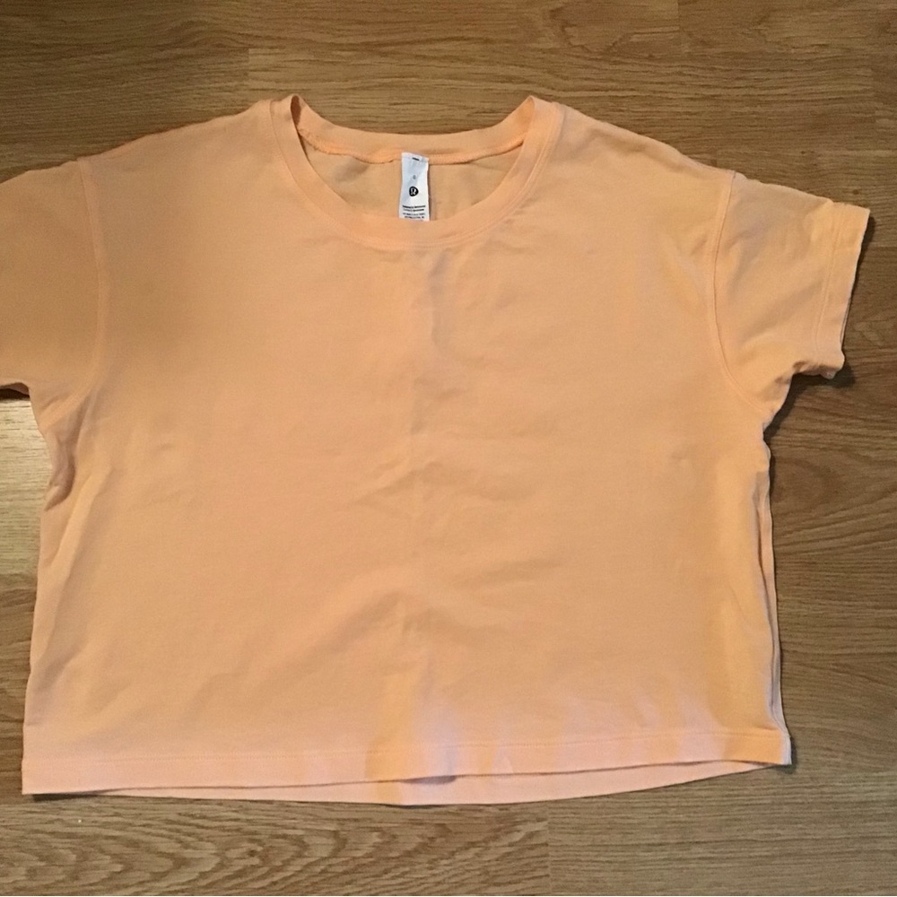 lululemon athletica Orange Crop Top